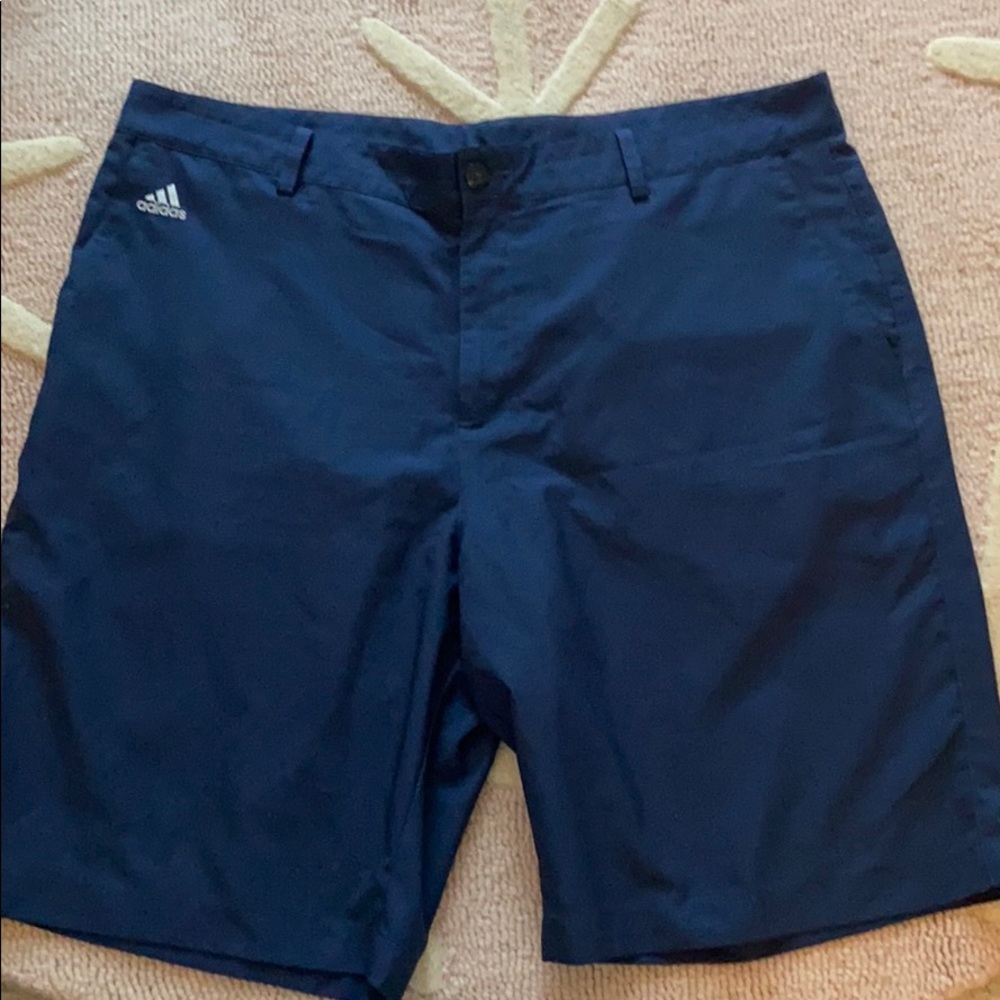 Adidas Climamate Navy Blue Golf Shorts - Size 38